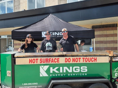 Kings BBQ trailer in Grande Prairie Kings BBQ trailer in Grande Prairie