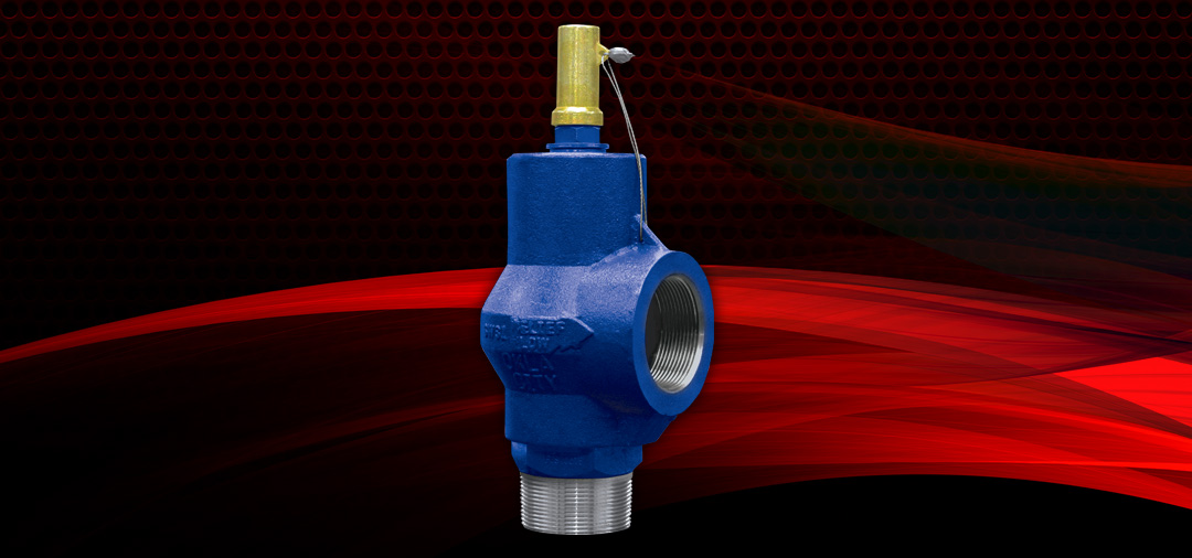 ASME Section VIII Air/Gas Kingston Valves 710D45N1K1-375 Model 710 Safety Valve 1/2 Inlet x 3/4 Outlet Open Lever 375 psi Buna-N Disc D Orifice Brass Body and Trim 