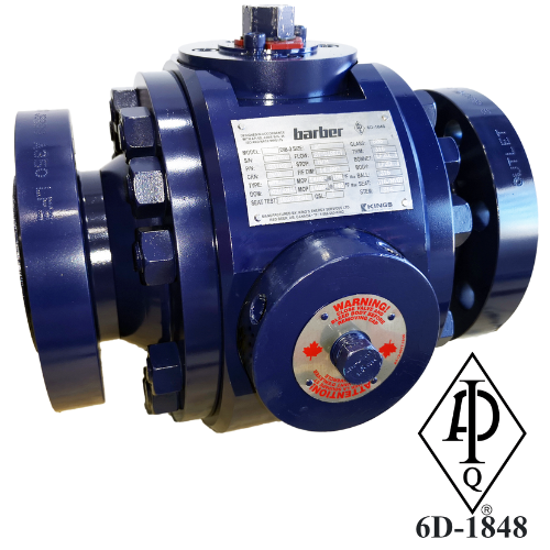 Barber Pigging Valve API 6D Certified 1